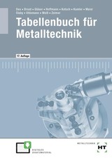 Tabellenbuch für Metalltechnik: Tabellenbuch / Formelsammlung Wilhelm Dax