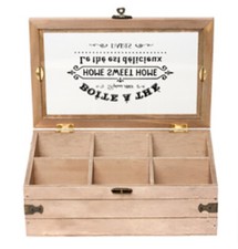 Teebox Beutel Box 6-Fächer