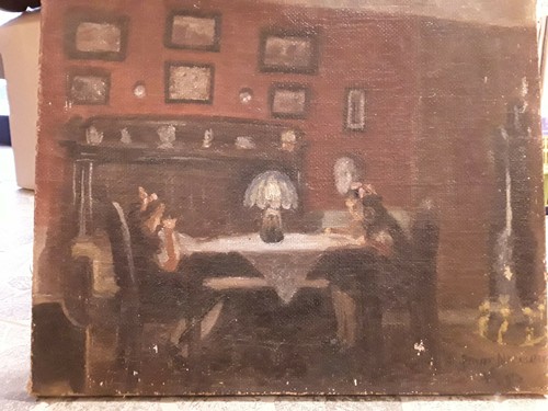 ölgemälde signiert nielsen - signiert,