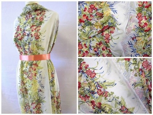 Chiffon druck stoff luftig - ,