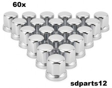 60x Radmutter Zierkappen 32mm