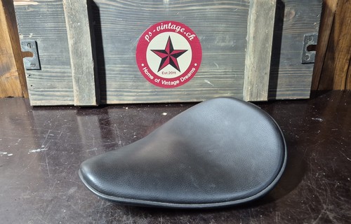Leather seat shovelhead - seat,
