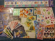17 Orginalbögen Set 90er Sandylion Harry Potter Winnie Pooh Disney Stickeralbum