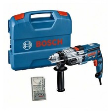 Bosch GSB 20-2 Schlagbohrmaschine mit Steinbohrer-Set in Blau