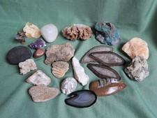 Mineraliensammlung Sammlung  Konvolut  Steine Mineralien Fossilien 