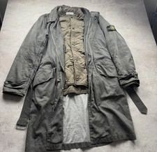 Stone Island Raso Gommato Trench Coat 2005 Autumn/Winter Size L/XL