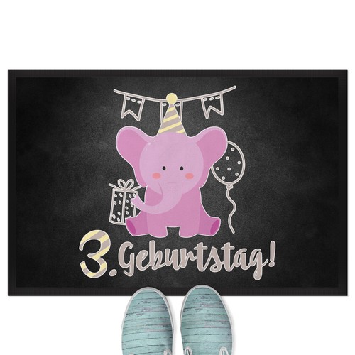 Geburtstag rosa elefant - geburtstag,,