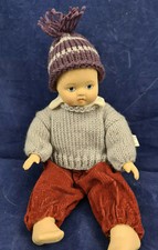 Kleine Puppe Sammlerpuppe Künstlerpuppe Winter Junge (PM5)