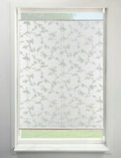 Plissee Blumenranken ohne bohren weiß Klemmfix Plissee halbtransparent ab 40 cm