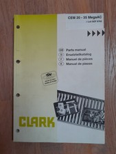 Clark Stapler CEM 20-35 Mega AC  Ersatzteilkatalog GEF 6762