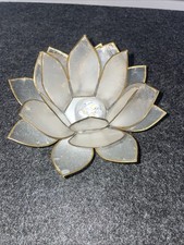 Seerose LED Deko, Warmweiß, 13cm, Weiß, Wasserrose, 1 Stück