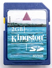 Kingston 2GB SD  Karte Speicherkarte memory card