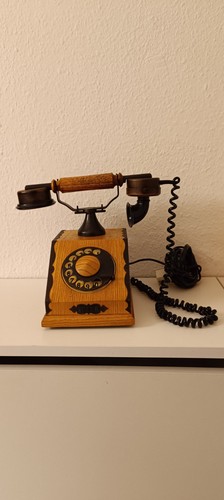 Retro wählscheibentelefon - retro,
