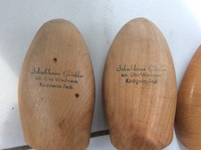 Alte Schuhspanner aus Holz Konvolut aus 6 Modellen verschiedene Größen Deko