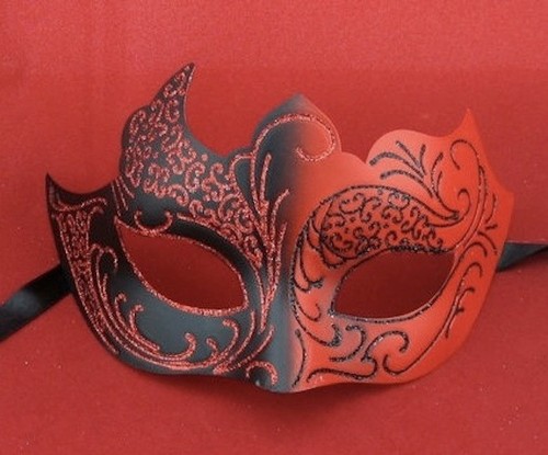 Rot schwarz venezianischer - rot, &