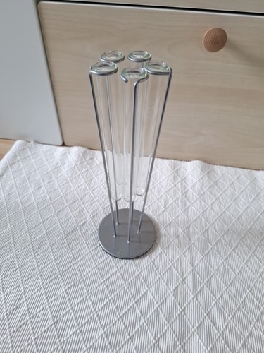 Vase aus reagenzgläser - vase,