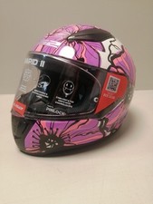 Motorradhelm  LS2, Motorrad-Integralhelm RAPID II POPPIES Black Pink, s