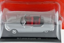 CITROEN DS 21 cabriolet decapotable silver 1970 1/43 Atlas