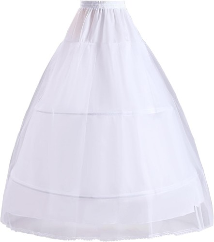 Petticoat polyester bodenlang - polyester,