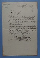 altes Zeugnis Bruno Cramer