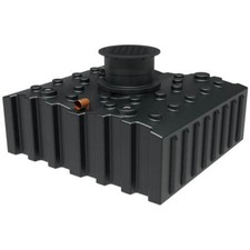 Flachtank, Zisterne "AQa.Line" 4000 L inkl. Abdeckung begehbar, Gartenfilter