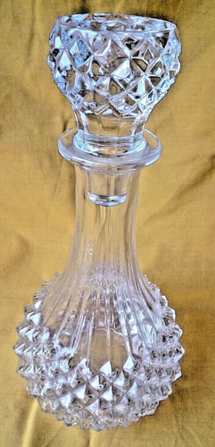 Karaffe kristall glas 28 cm - ,