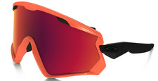 Oakley Wind Jacket 2.0 OO7072-05 Neon Orange Red / Prizm Snow Torch Iridium Neu