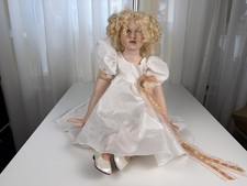  Ute Kase Lepp Künstlerpuppe Porzellan Puppe 68 cm. Top Zustand. 