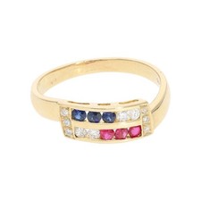 Second Hand Goldring mit Rubin