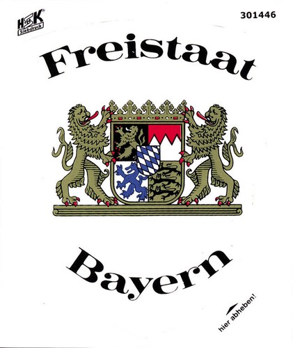 Auto aufkleber freistaat - -,