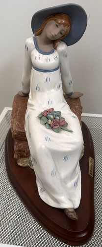 Porzellan figur frau - figur,