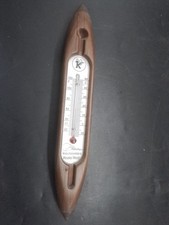 Gebr.Klöcker,Webschützenfabrik Weseke/Westf. Weberschiffchen,Thermometer,Werbung
