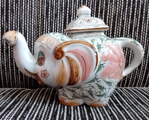 Vintage teekanne elefant - vintage,