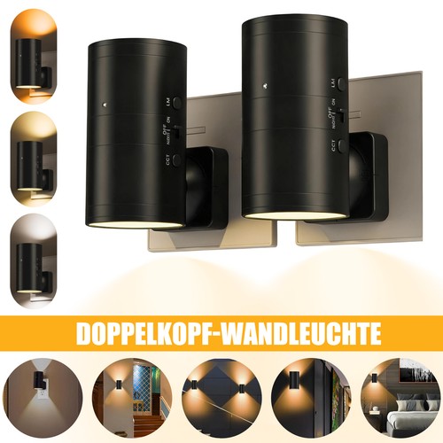 2er set steckdosen lampen led - 2er,