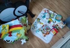 Babyspielzeug Paket Set Motorikwürfel Activity Decke Liederbuch Spieluhren 