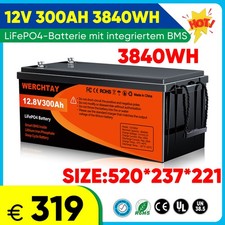 300AH 12V LiFePO4 Akku Lithium
