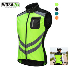 WOSAWE Fahrrad Radweste Reflektierende MTB Laufweste Atmungsaktiv Warn Gilet