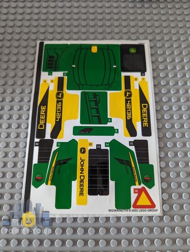 Lego technic aufkleberblatt - lego,