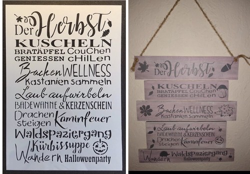 Shabby chic schablone farbe - schablone,
