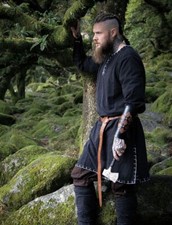 Wikinger Mittelalter Tunika Rasmus Waffenrock bestickt Farbauswahl M L XL XXL