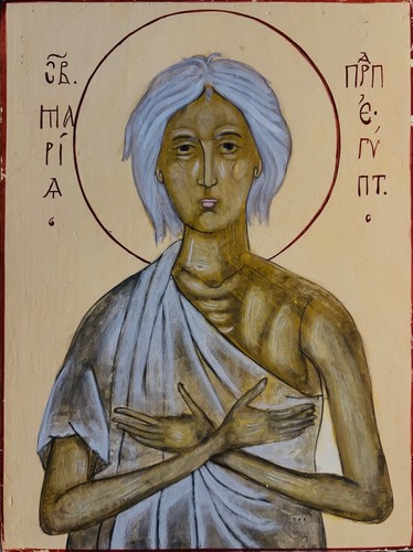 Handgemalte ikone maria - handgemalte, "maria