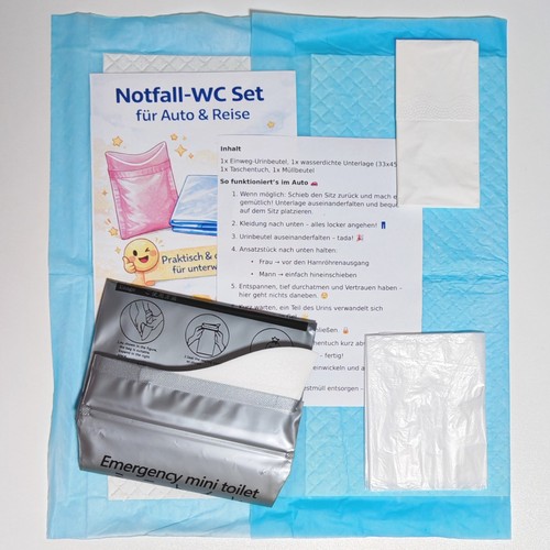 Notfall komplettset fürs - notfall-wc,