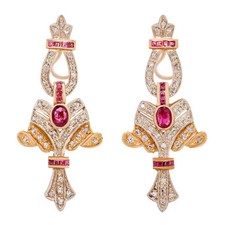 Diamant Ohrclip 78 Diamanten