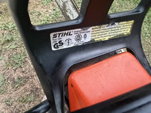 Stihl 026 motorsäge - motorsäge, –