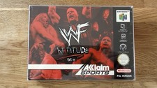 WWF Attitude Get It! - Nintendo 64 - N64 - OVP - CIB