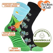 Traktoren lustige Motivsocken
