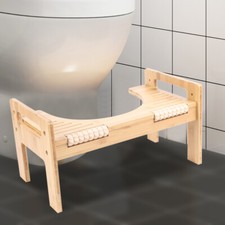 Toilettenhocker Holz klohocker