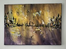 Abstraktes Acrylbild.Moderne
