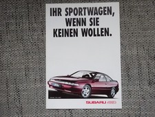 Subaru SVX  SUI Prospekt Brochure Deutsch German selten rare