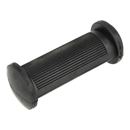 Fußrastengummi oval schwarz